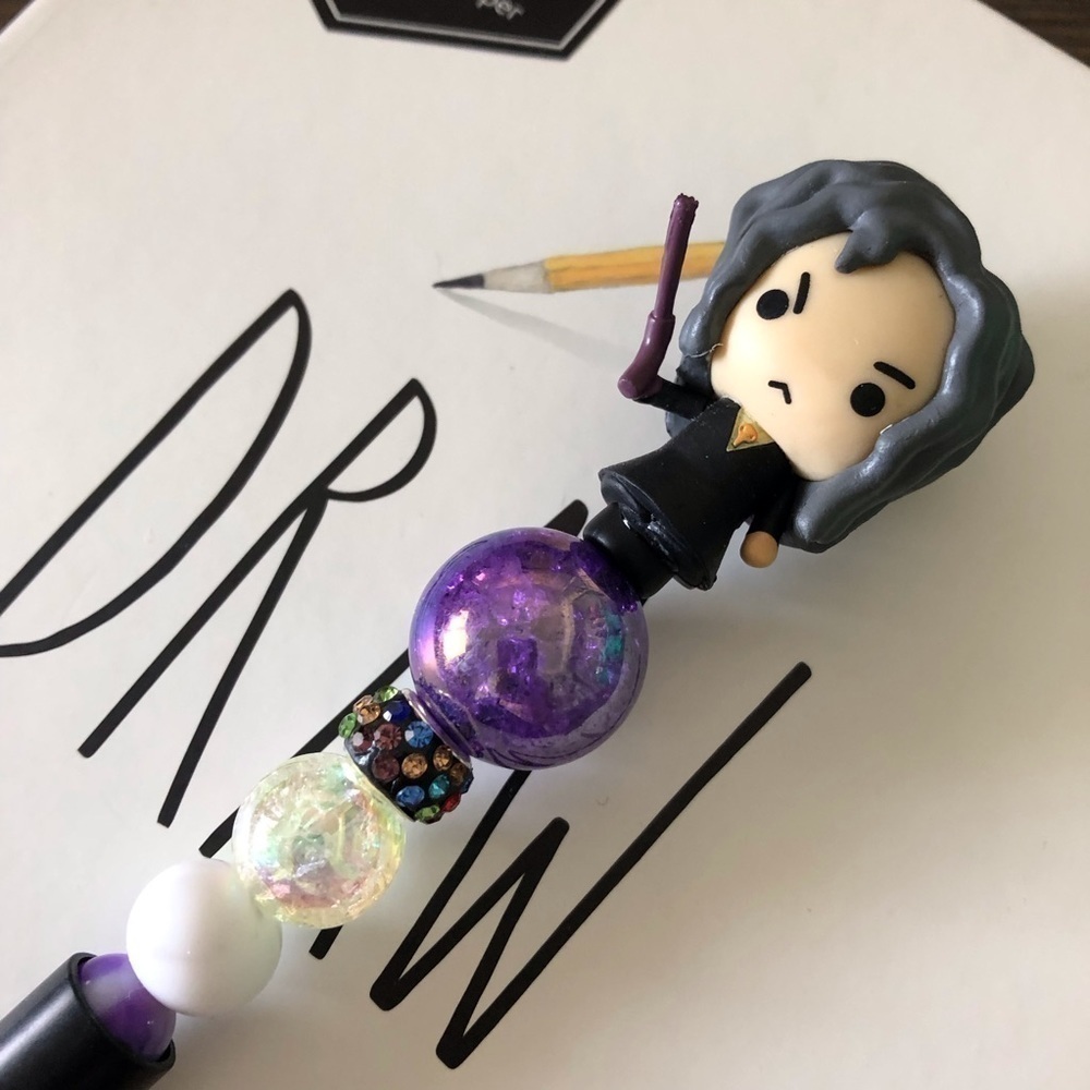 Harry Potter: Bellatrix Lestrange handmade beaded pen